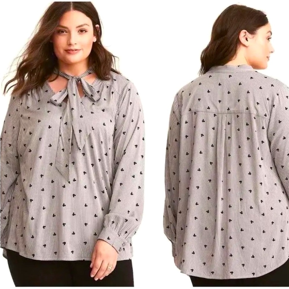 Torrid Mickey Mouse Blouse EUC